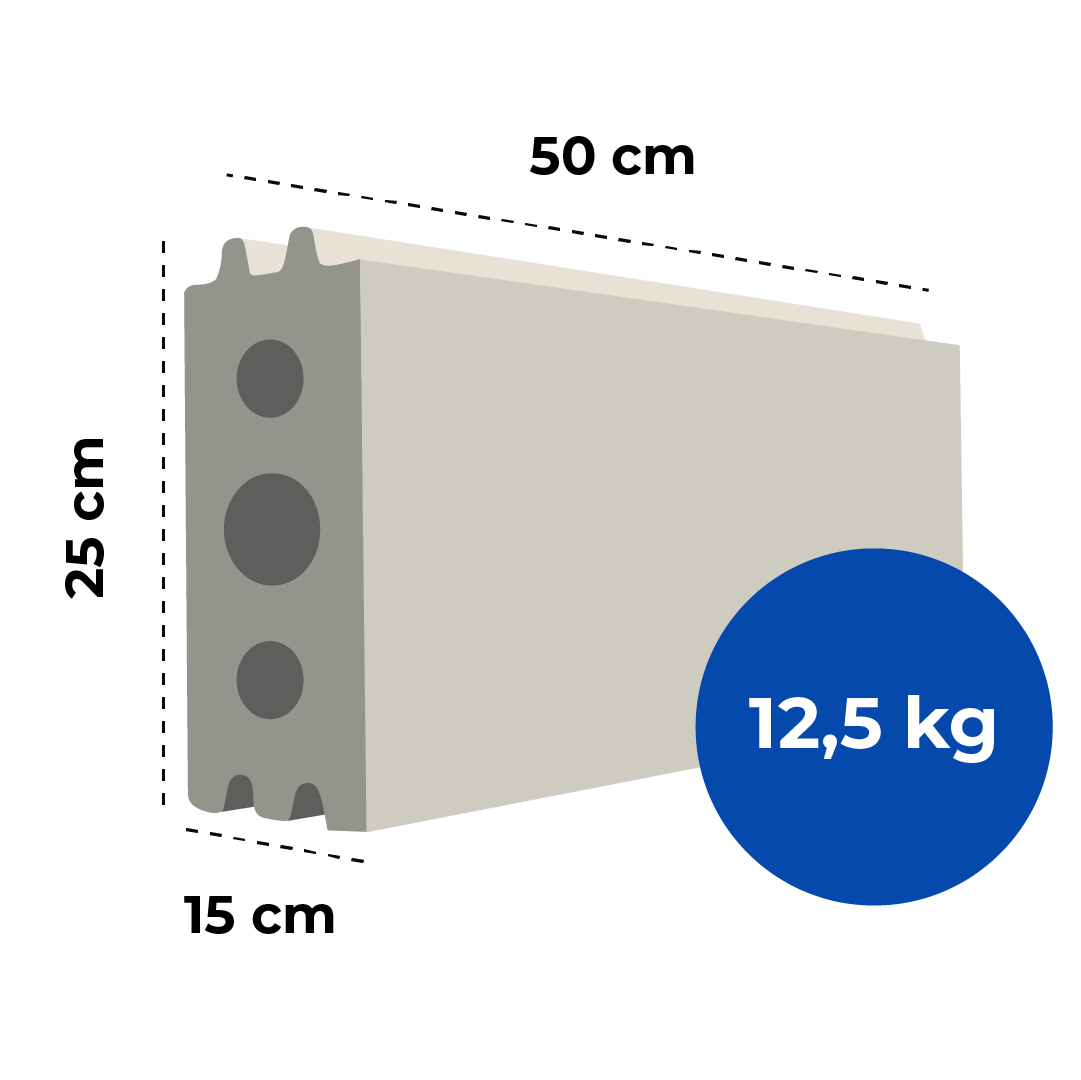 BORBLOK-15 Ölçüler